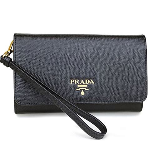 prada wristlet price|Prada wallet black woman.